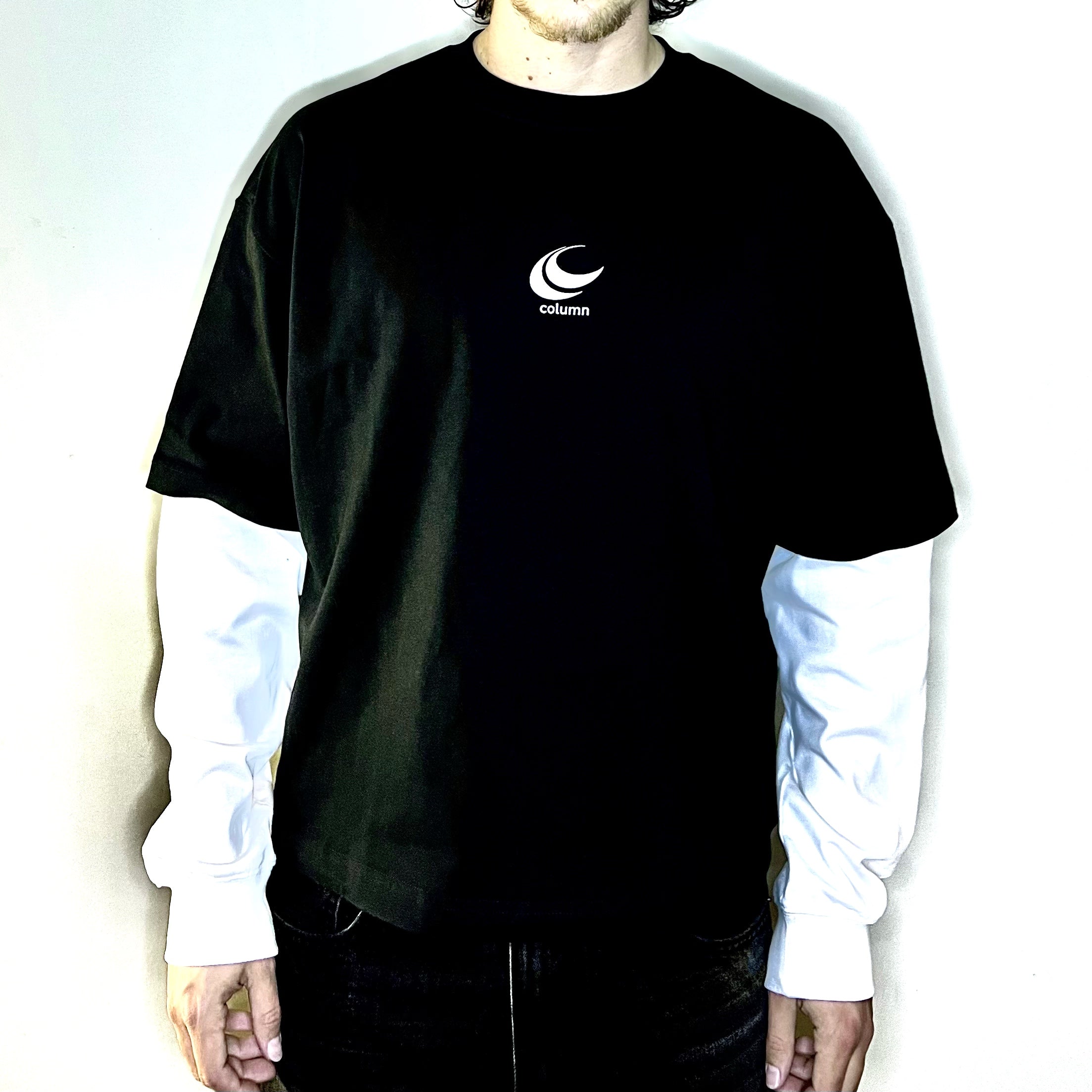Sleeve Contrast T-Shirt