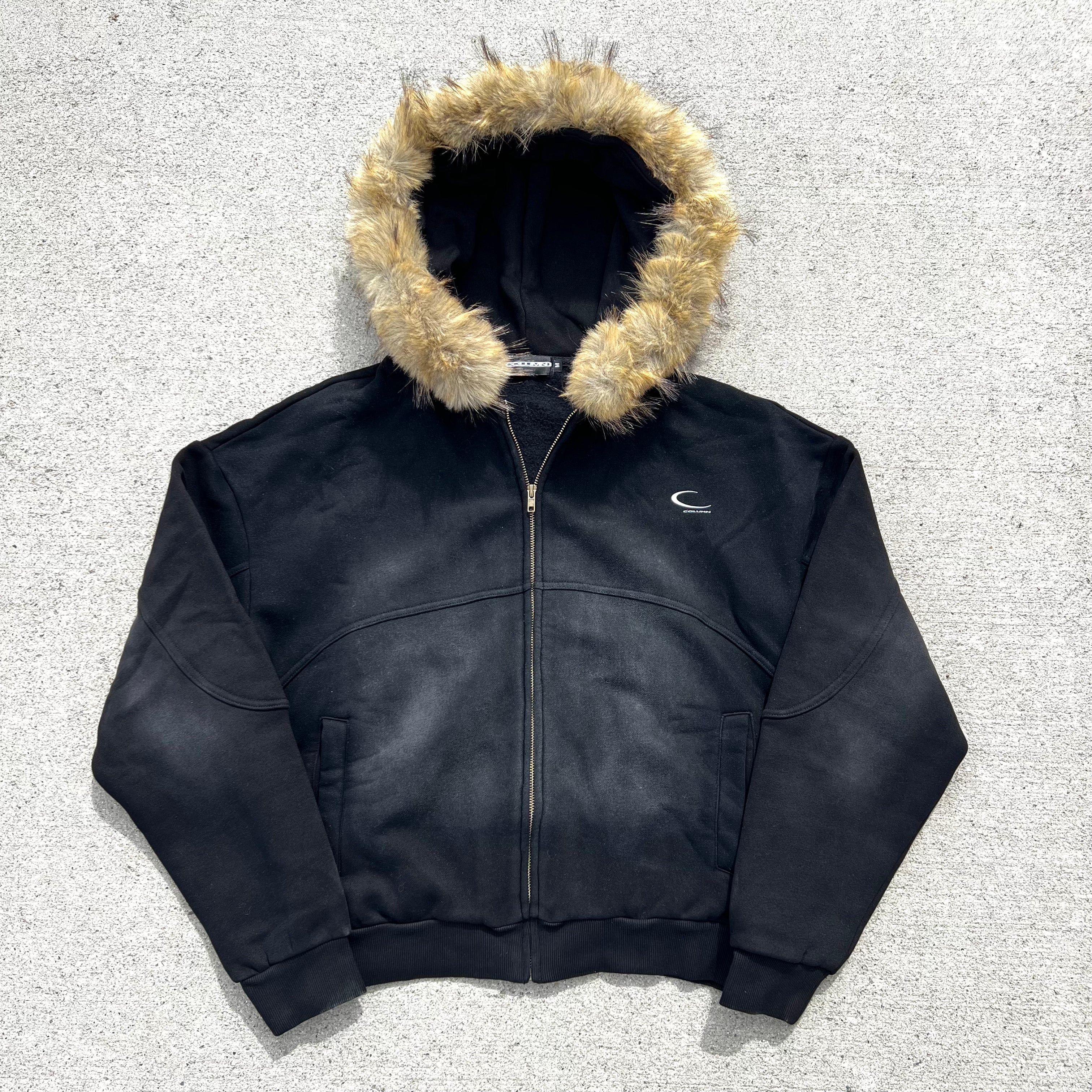 Col-Logo Jacket (Detachable Fur Lining)