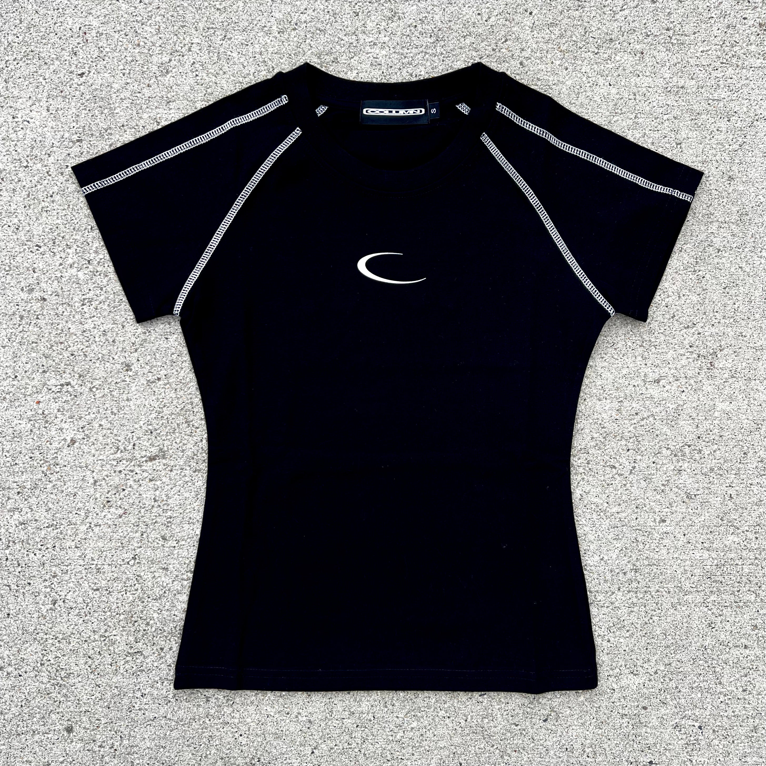 Col-Logo Contrast Stitch T-Shirt