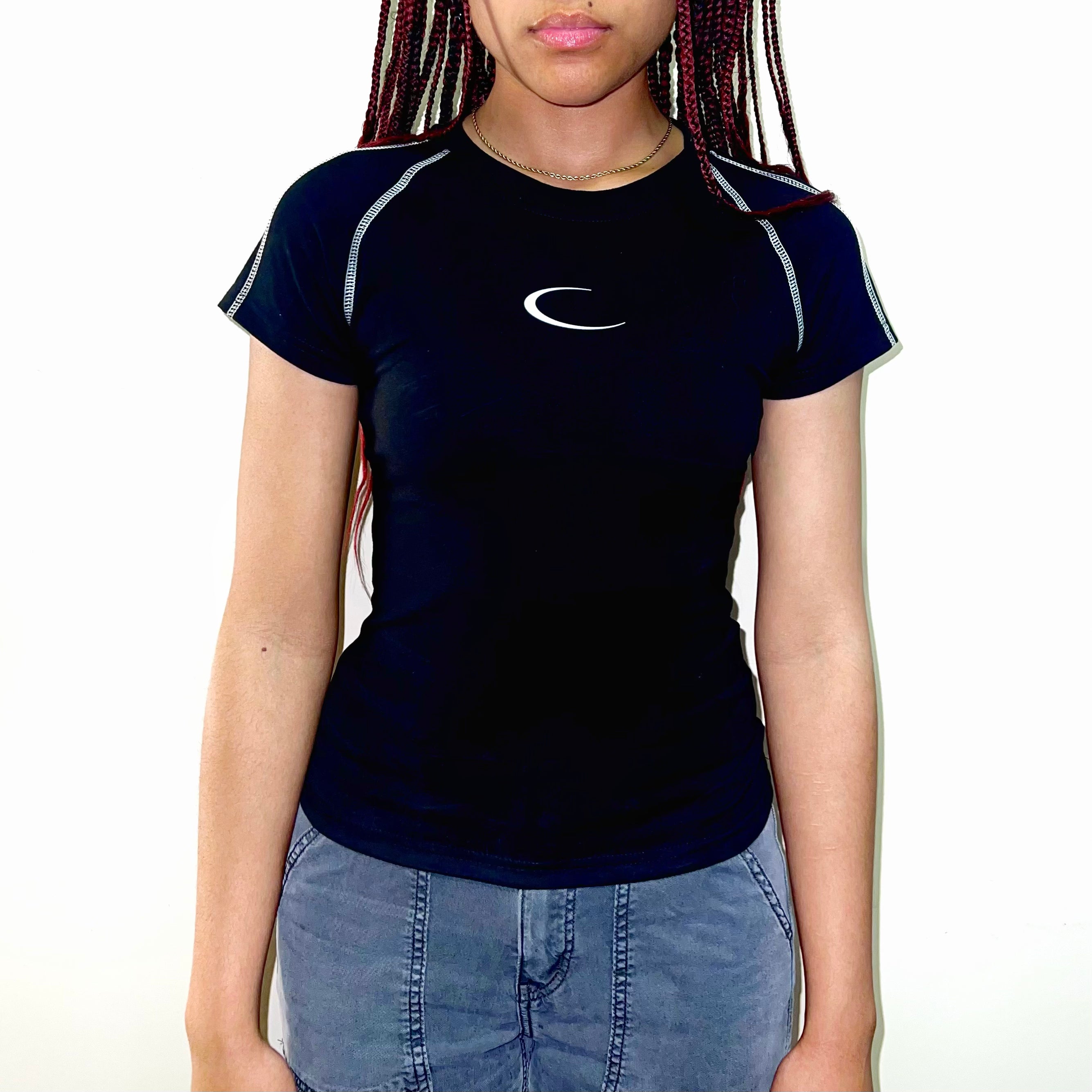 Col-Logo Contrast Stitch T-Shirt